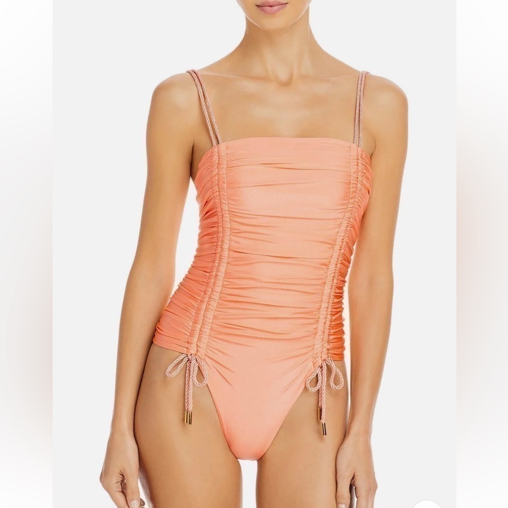 Baobab Ancla Ruched One Piece Swimsuit NWT